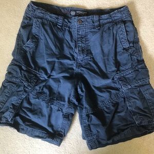 American Eagle Classic Cargo Shorts Blue Size 34